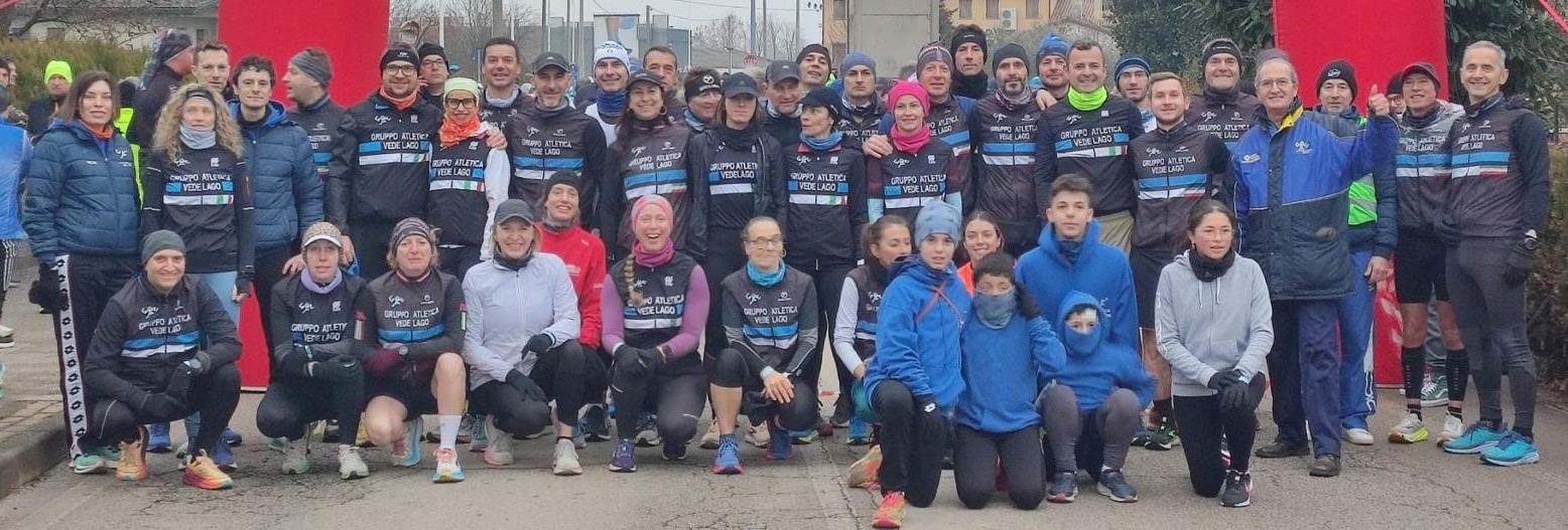 Atleti del Gruppo Atletica Vedelago al via di una gara su strada